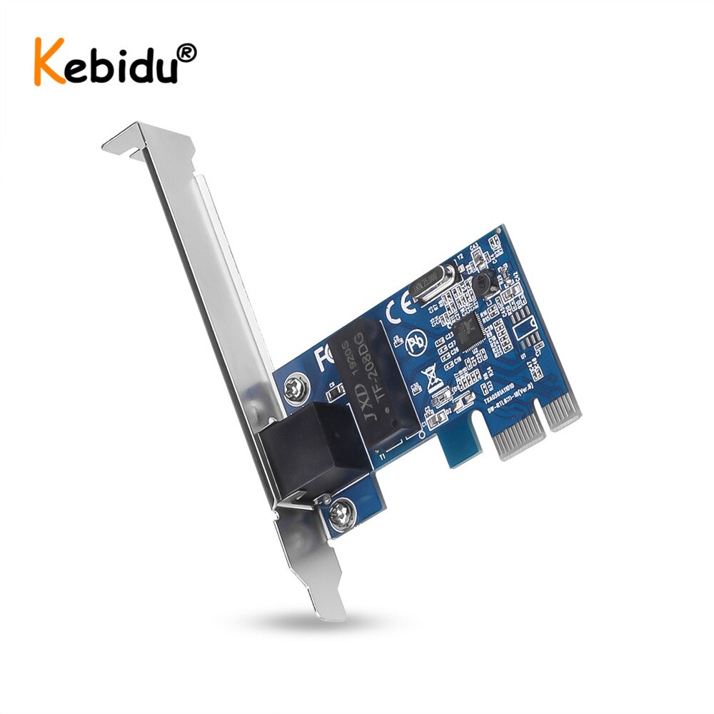 Pci-E Netwerkkaart 1000Mbps Gigabit Ethernet Pci Express 10/100/1000M RJ45 Lan Adapter Converter voor Desktop Pc