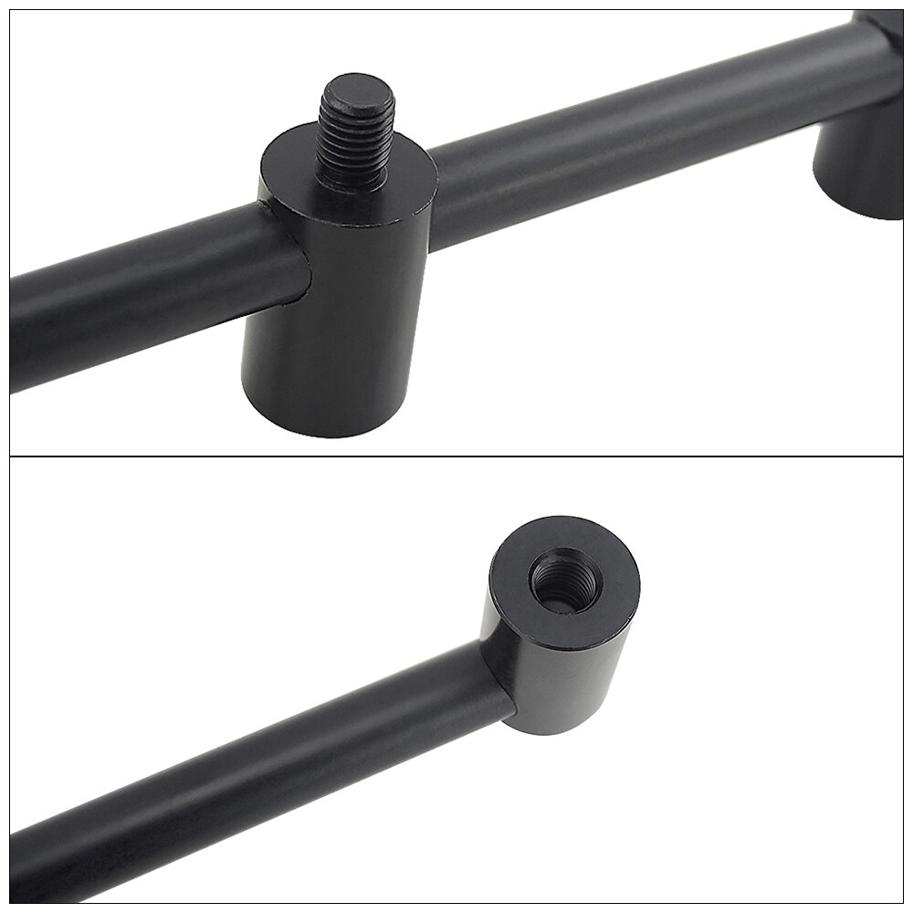 Carp Fishing Rod Pod Set for 3 Fishing Rods Bank Stick 40-70cm and Buzz Bar in Carry Bag