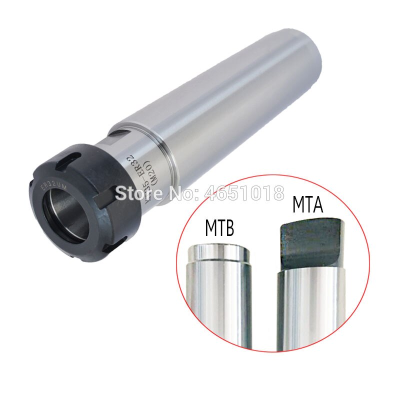 MT5 ER25 MT5 ER32 MT5 ER40 mandrin cône Morse MT5 Porte-outils MT5-ER25 ER32 ER40 mandrin Porte-Fil M20