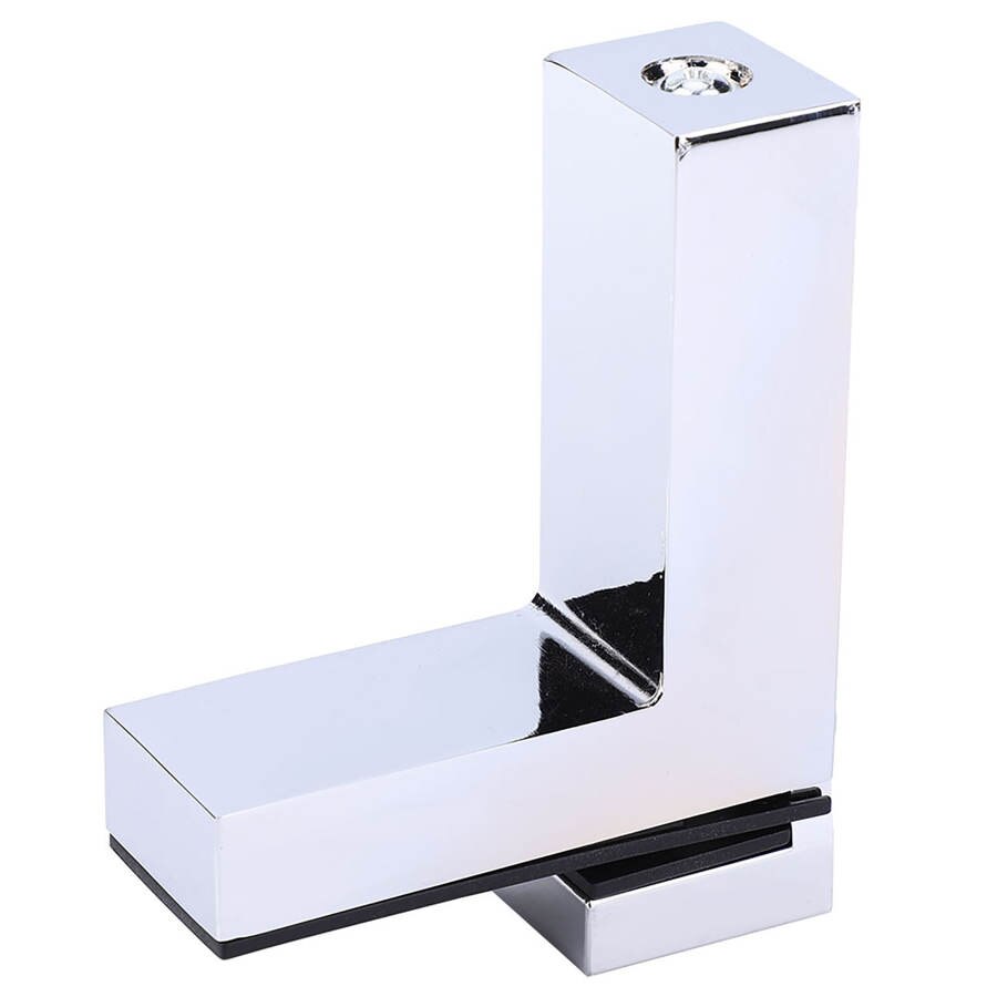 Clamp Glass Shelf F Type Glass Shelf Bracket Adjustable Adjustable Glass Shelf Clip Zinc Alloy Corner Bracket