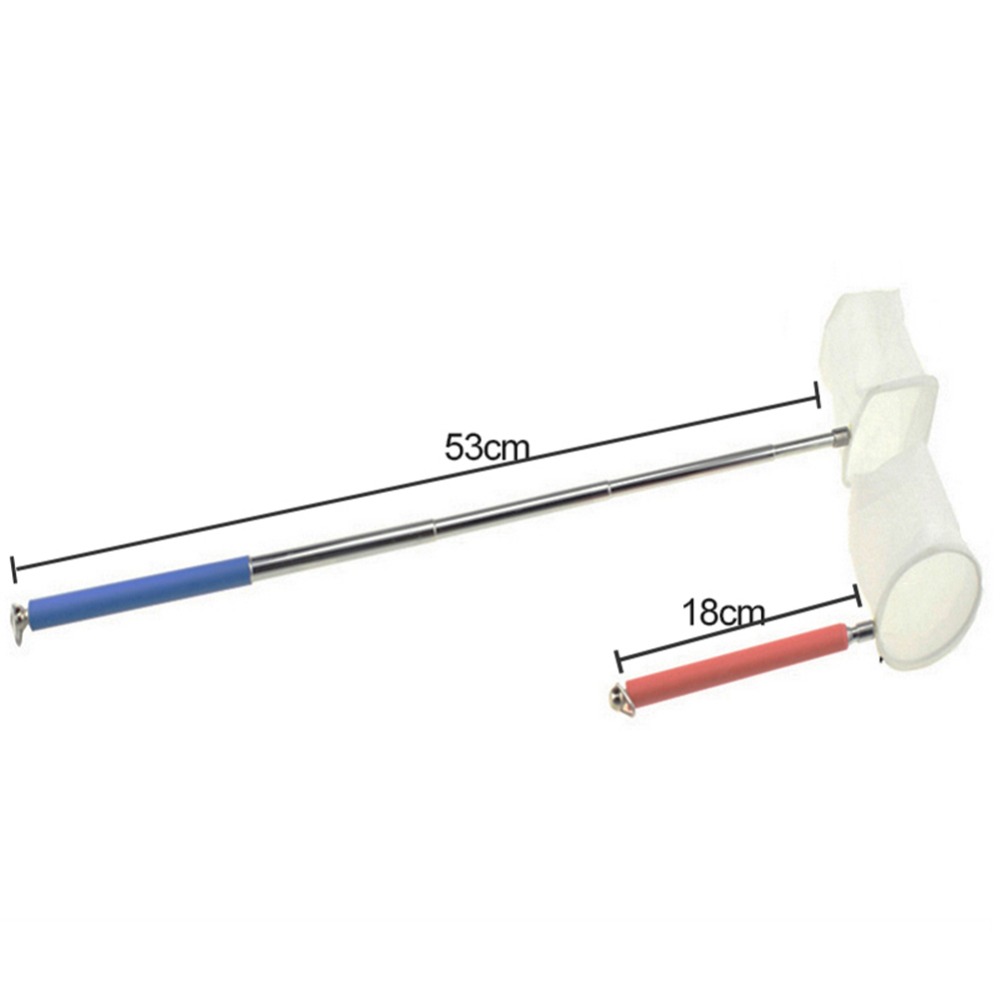 Versenkbare 3D Aquarium Aquarium Netz edelstahl angelrute Netz Runde oder SquarePocket Garnelen Fangnetz 18-53 cm