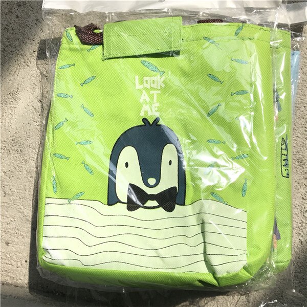 Bolsa térmica isolada para almoço, portátil, caixa, crianças, desenho animado, animal, praia, piquenique, feminino, menino, bolsa cooler, bolsa de mão: 7