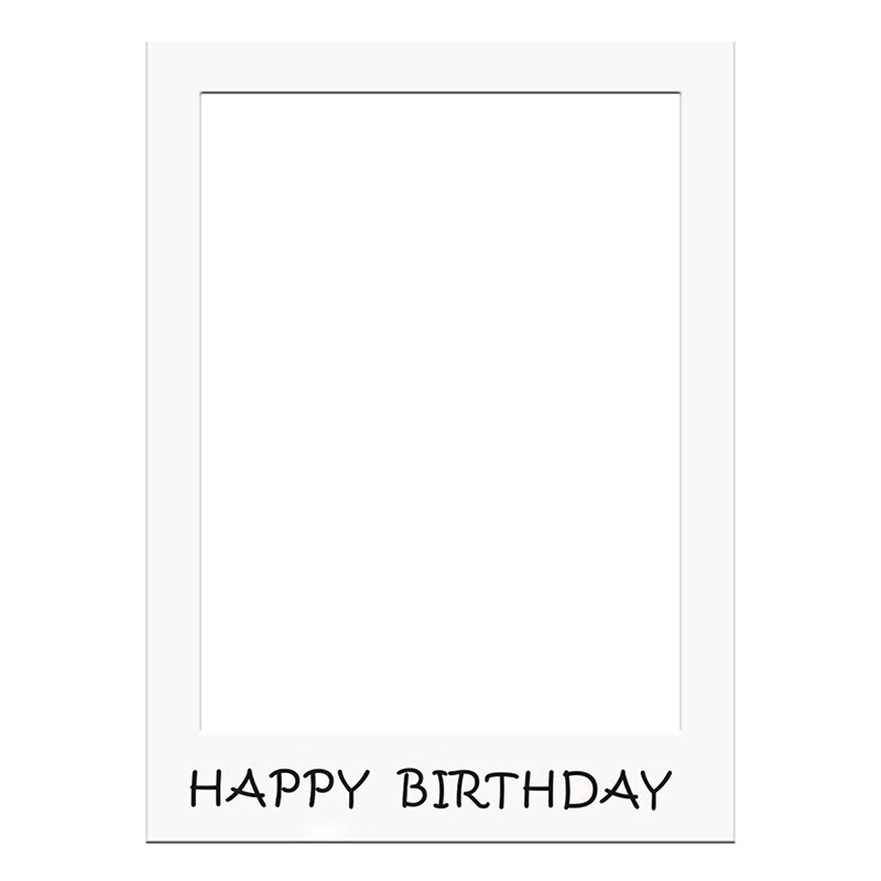 Birthday Photo Booth Frame Happy Birthday Photobooth Props Birthday Party Decor Anniversary Supplies