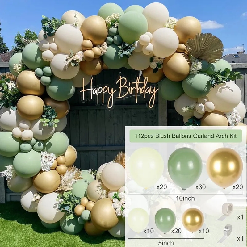 Green Balloon Garland Arch Kit Wedding Balloon Decorations Birthday Party Decor Kids Jungle Safari Party Balloon Baby Sho: glowing red