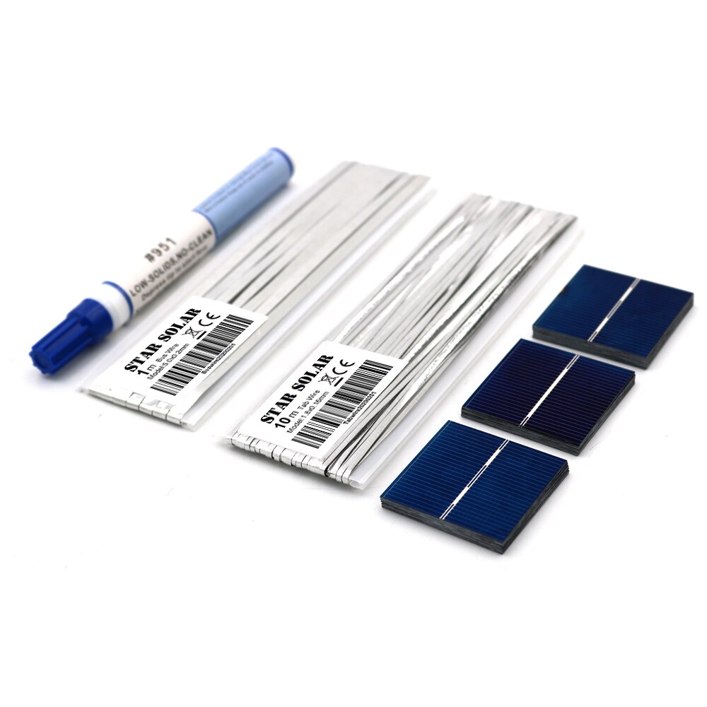 Solar Cells DIY Tab wire Bus PV Ribbons Flex Pen 9... – Grandado