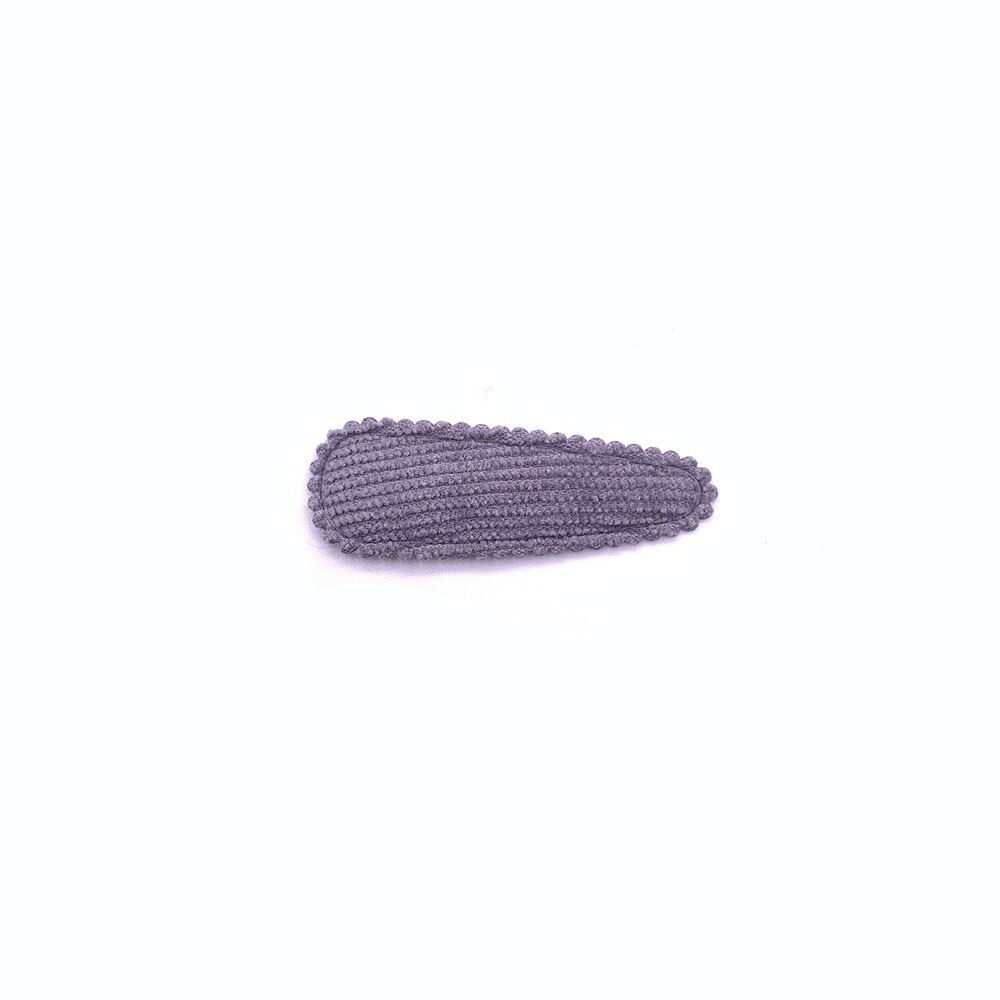 40 Stks/partij 5.5Cm Corduroy Bb Stof Haar Clip Cover Padded Applicaties Diy Handgemaakte Kinderen Haar Accessoires