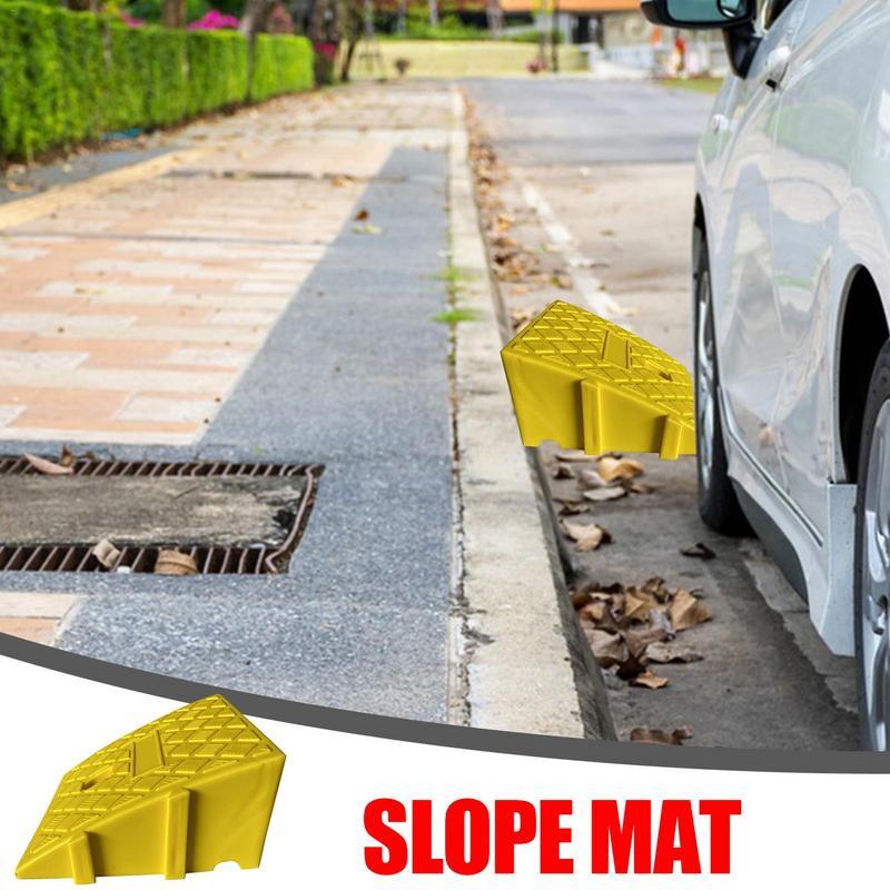Auto Stoeprand Zware PVC Draagbare Lichtgewicht Drempel Oprit Antislip Auto Wiel Oprit Opritten Fiets Motor Accessoires