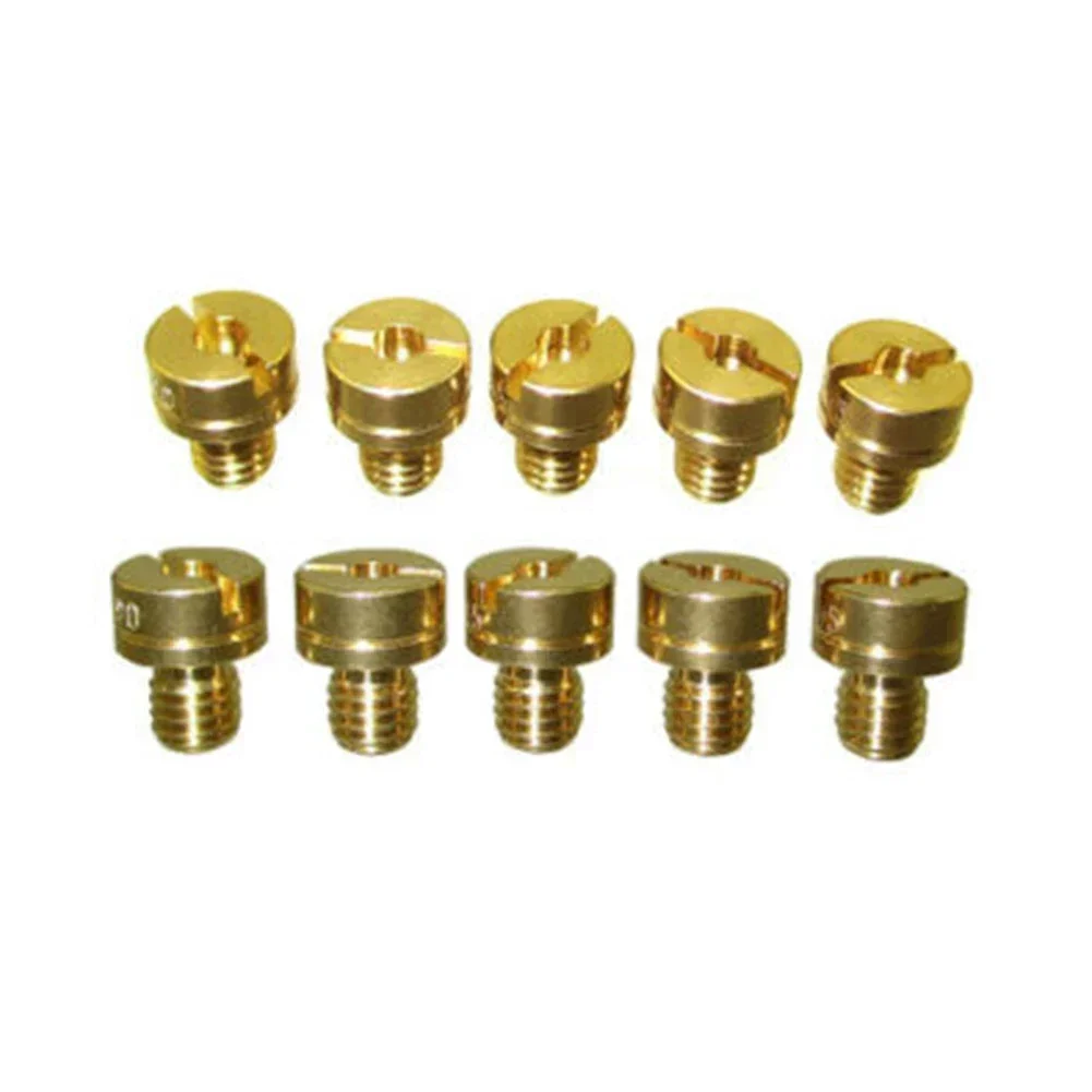 10x Main Jet M5 For Mikuni Carburetor #155, 160, 170, 175, 180, 185, 190 195 200 205 Carb Main Jets Motorcycle Accessories