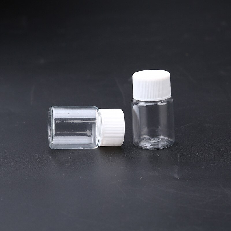 Draagbare Clear Plastic Flessen 10Pcs 15Ml Kleine Flacon Vloeistof, Effen Flacon Verpakking Fles