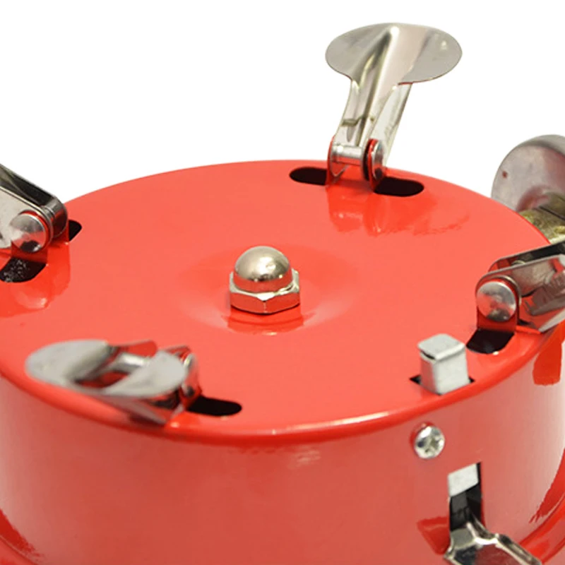 Portable Outdoor Picnic Windproof Foldable Camping Hiking Mini Stove Round Gas Pot Stove Camping Butane Stove Mini Gas Burner