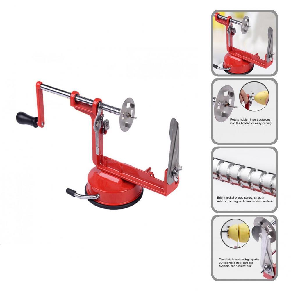 Spiral Potato Slicer Red Potato Slicer Metal Anti-rust Novel Multifunctional Efficient Spiral Potato Cutter