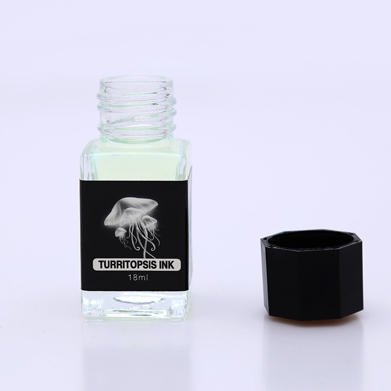 Tinta colorida creativa del faro, tinta Invisible, tinta mágica de cristal, pluma sumergida en agua, tinta de cielo estrellado, Isible bajo luz UV: 18ml Lighthouse Ink