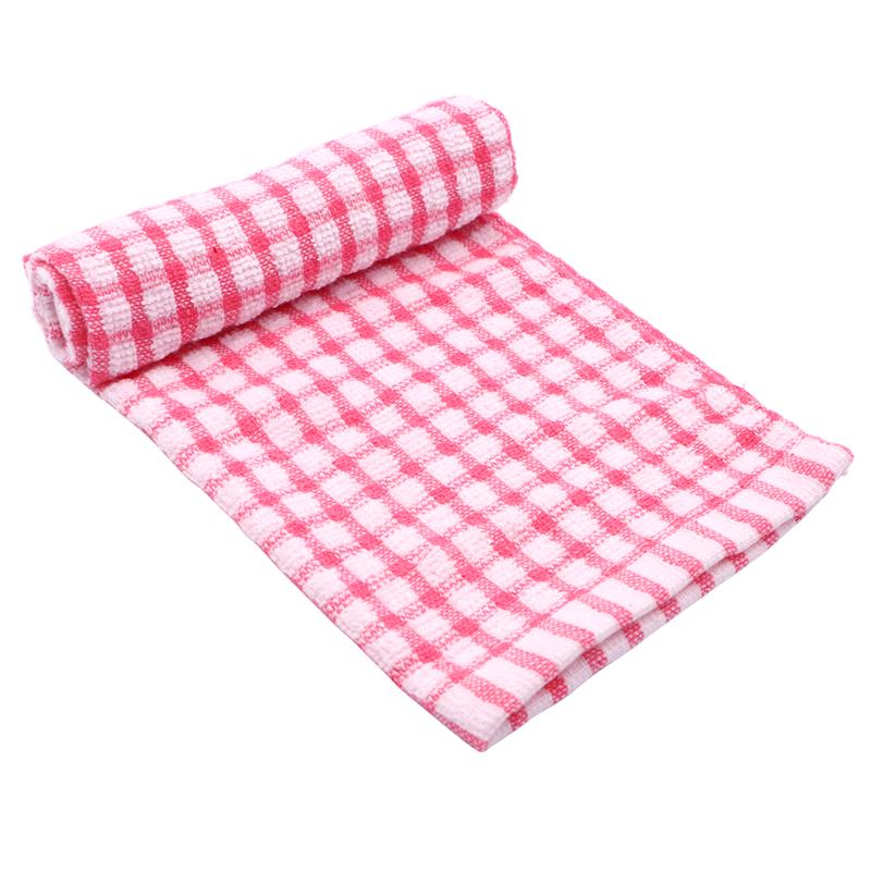 1pc premium handdoeken, katoenen vaatdoeken, zeer sterke absorberende keukendoeken, theedoeken voor thuis, winkel 40 x 27cm -  paars/roze/blauw/groen