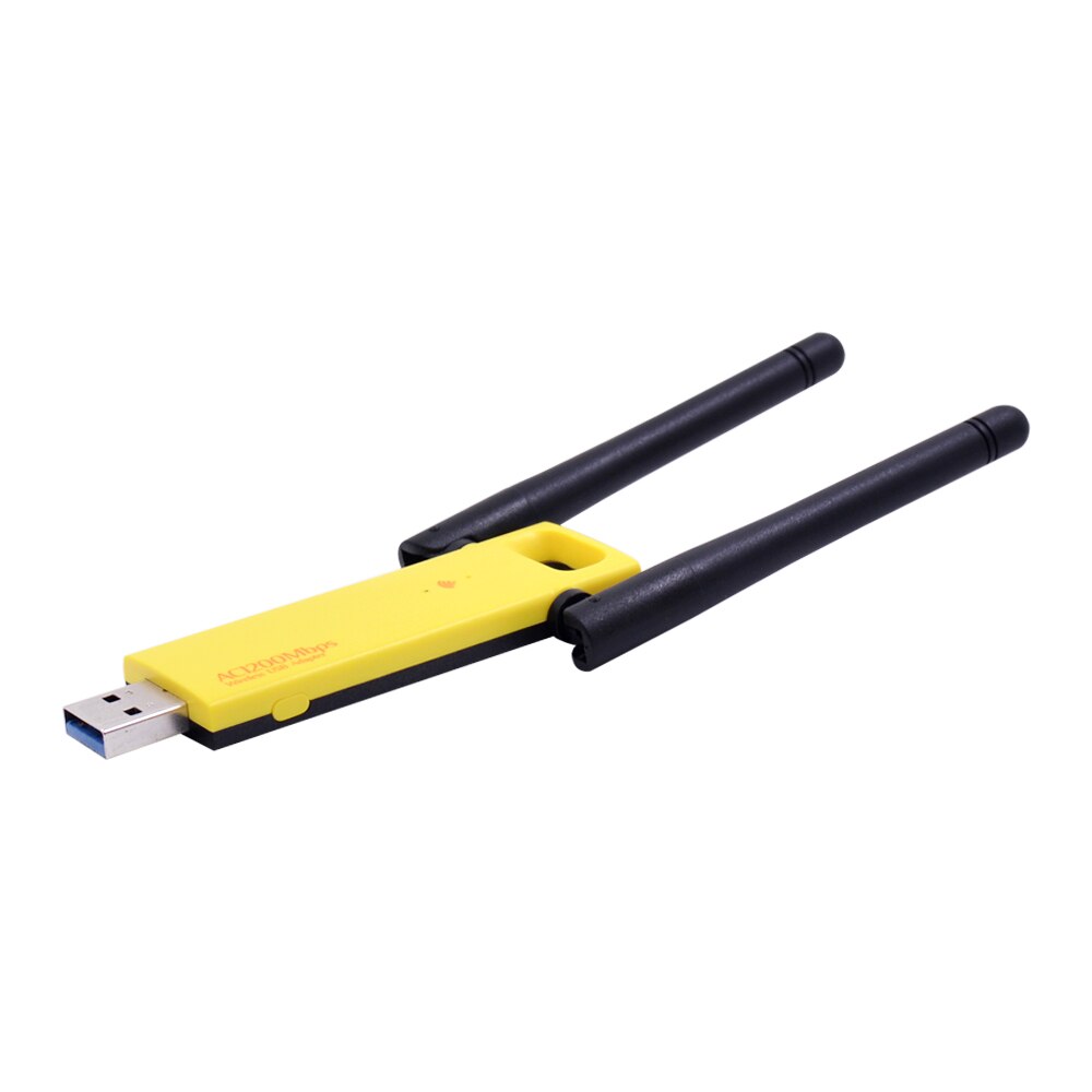 Dual band 1200 mbps usb 3.0 rtl 8812bu draadloos  ac1200 wlan usb wifi lan adapter dongle 802.11ac met antenne voor laptop desktop