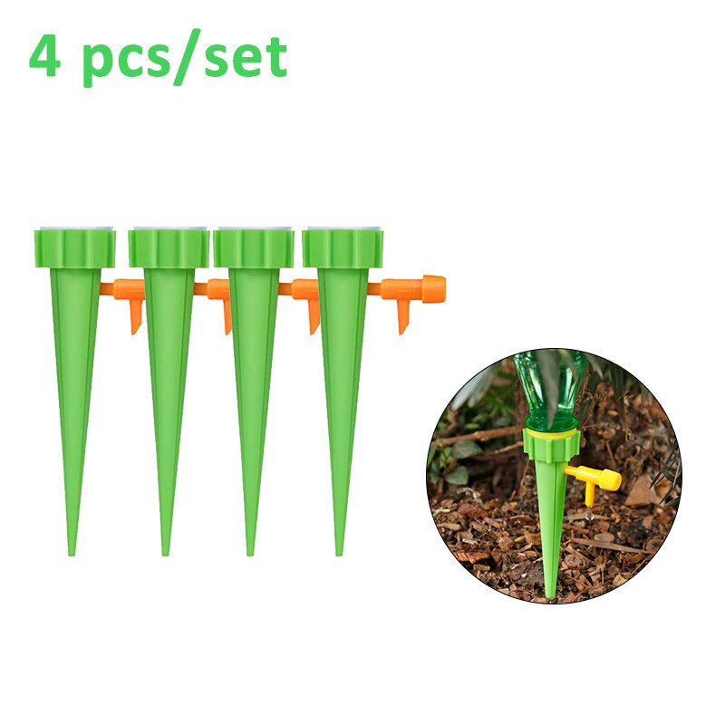 Sistema de riego por goteo 4/12/20 piezas, regadera automática de jardín para flores, herramientas y equipo de jardinería