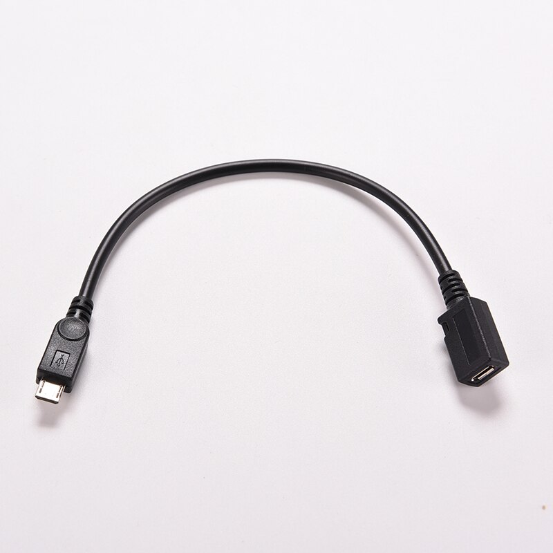 0.15M 15cm Micro USB Female To Micro USB Male Connector Adapter Data Transfer Cable For Phones MP3 MP4 Charging Extension Cord