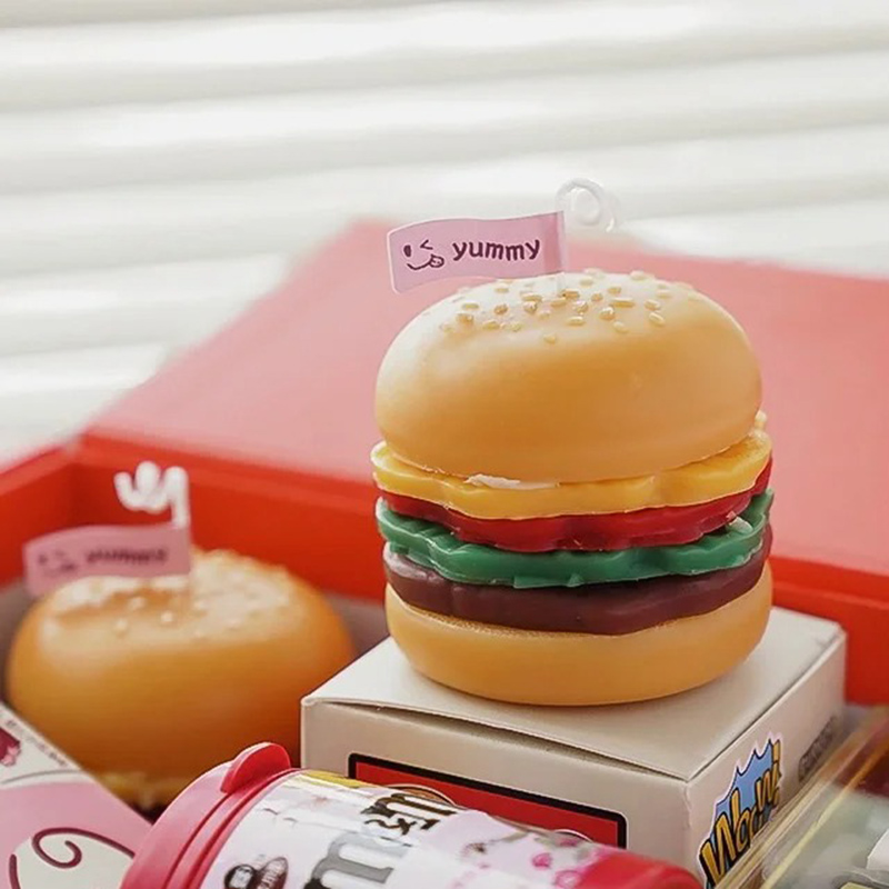Hamburger bilden Silikon bilden, Keks Schokolade zurück kuchen Werkzeuge kreative Hamburger Kerzen formen freundlicher handgemachte Spielzeug bilden