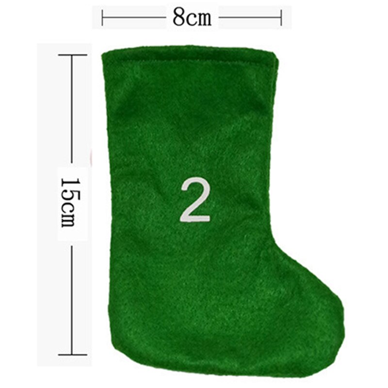 Kerst Kousen Komst Kalenders 24 Dagen Countdown Adventskalender Guirlande Kousen Voor Partij Kerst