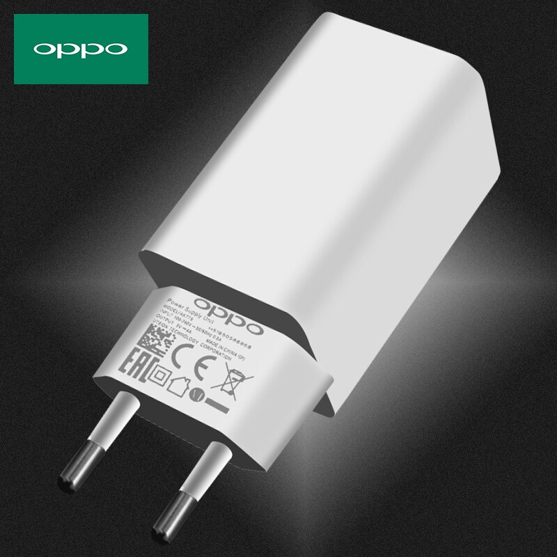Oppo R11 Charger Flash Lading Vooc Micro Usb/Type-C Kabel Originele 5V 4A Snel Opladen Voor r11s R9s R7s R15 A5s A3s R17 K3 K5: Only EU Charger