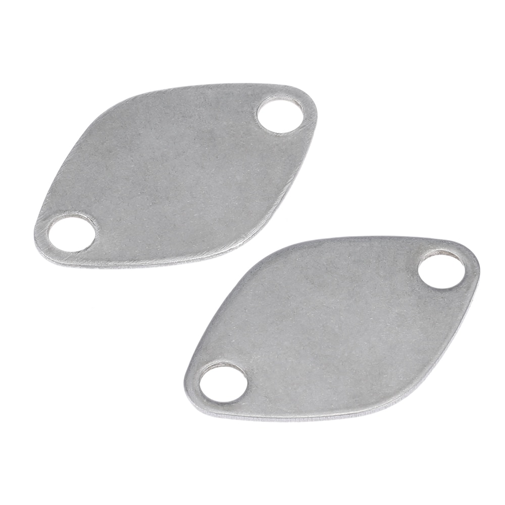 KKmoon Pair of EGR Valve Blanking Block Plates Kit for RENAULT ESPACE LAGUNA MASTER TRAFIC VAUXHALL MOVANO 2.2 2.5 dCi