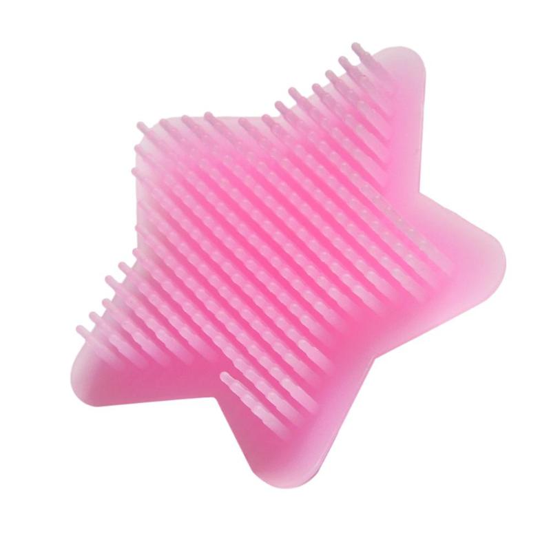 Baby Bad Borstels Wassen Pad Siliconen champú Borstel ducha Bad Gezichtsreiniger cepillos de baño de bebé en forma de girasol: A-02