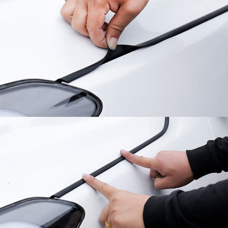Car Rubber Seal Strip Self-adhesive Car Hood Gap Filler Sealants Noise Insulation Auto Sealing Strip Waterproof for Engine Cover