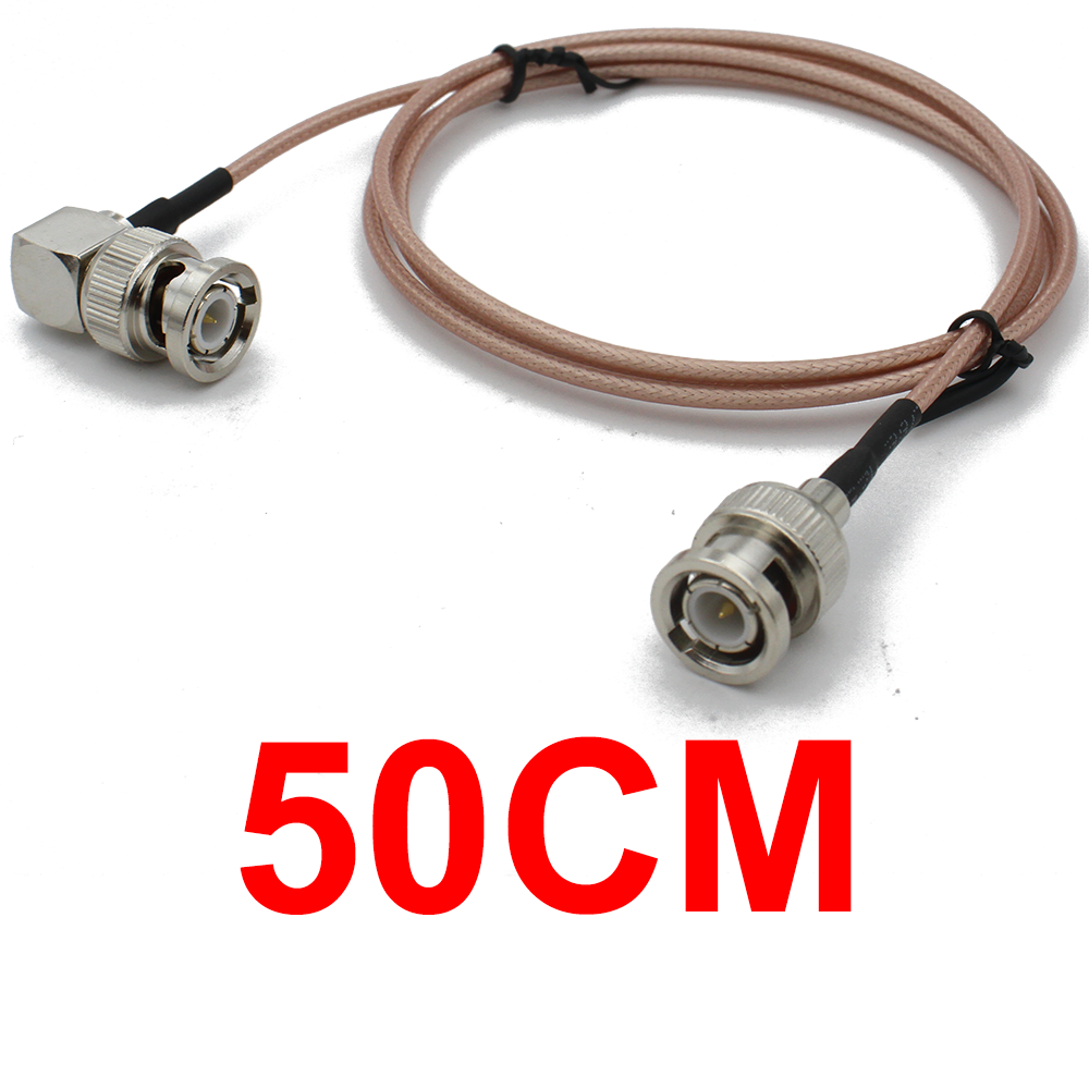 RG316 Cable Q9 BNC Male Right Angle to BNC Male Plug Connector Adapter for Video Camera SDI Camcorder HD-SDI/3G-SDI/4K/8K: Orange / 5P