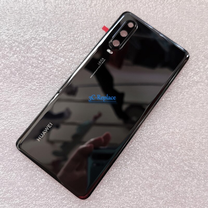 Original 6.1 inch For Huawei P30 / For Huawei P30 Global Back Battery Cover Door Housing case Rear Glass lens parts Replacement