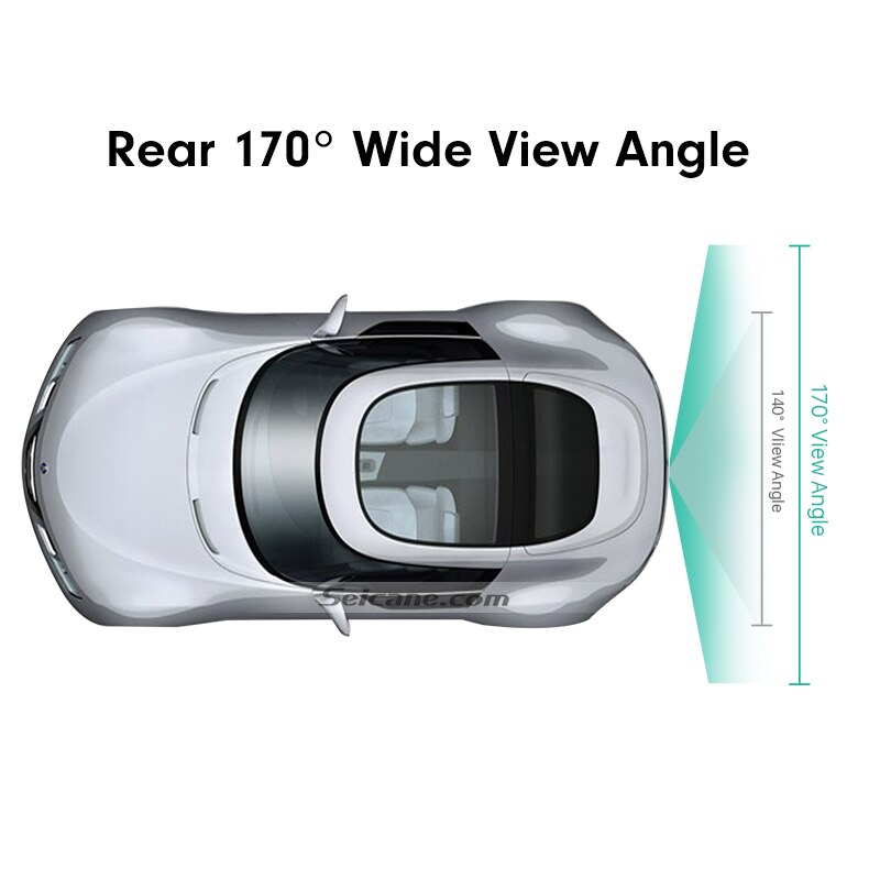 Seicane 170Degree Rear View Camera Color CCD Car Parking Assistance HD Car Video Backup Reversing Waterproof Night Vision kamera