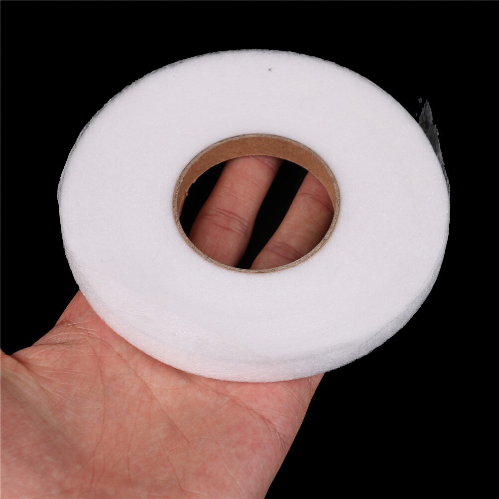 70 Yards blanc vêtements ruban adhésif Double face Fusible tissu à coudre Buckram colle ruban bricolage tissu