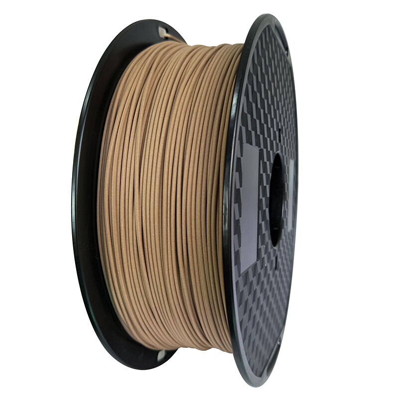 1Kg Wooden PLA 3D Printer Filament 1.75mm 1000G/500G/250G Dark Wood Color 3D Printing Materials Supply PLA