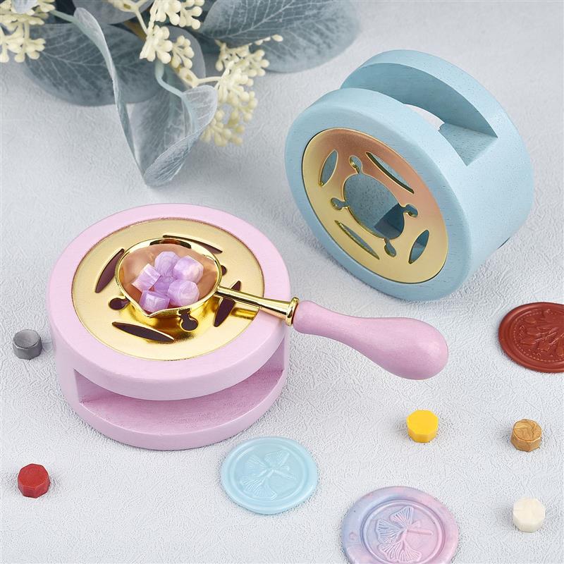 Pieczęć woskowa zestaw stempli lakier piec stały piec na drewno ogień farby uszczelnienie dostaw łyżka robić lania wosku uszczelnienie wosk tygiel zapasy rzemieślnicze