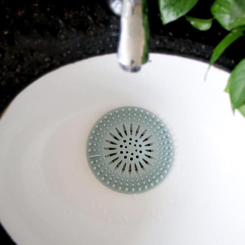 Sink Sewer Filter TPR Floor Drain Strainer Water Hair Stopper Bath Catcher Shower Cover Kitchen Bathroom gadgets Anti Clogging