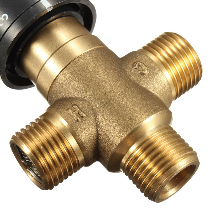 Brass Thermostatic Mixer Valve Thermostatic Cartridge Chrome Temperature Control Shower Mixer Valve Constant Temperature Valve