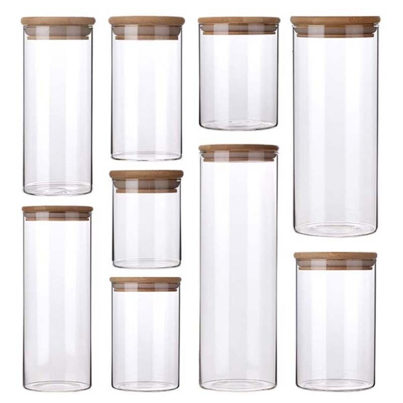 Fabricación de velas de cumpleaños, tarros artesanales de vidrio de borosilicato, bote de sellado, bote de té, aperitivos, botella de caramelo, tarro de vela de almacenamiento