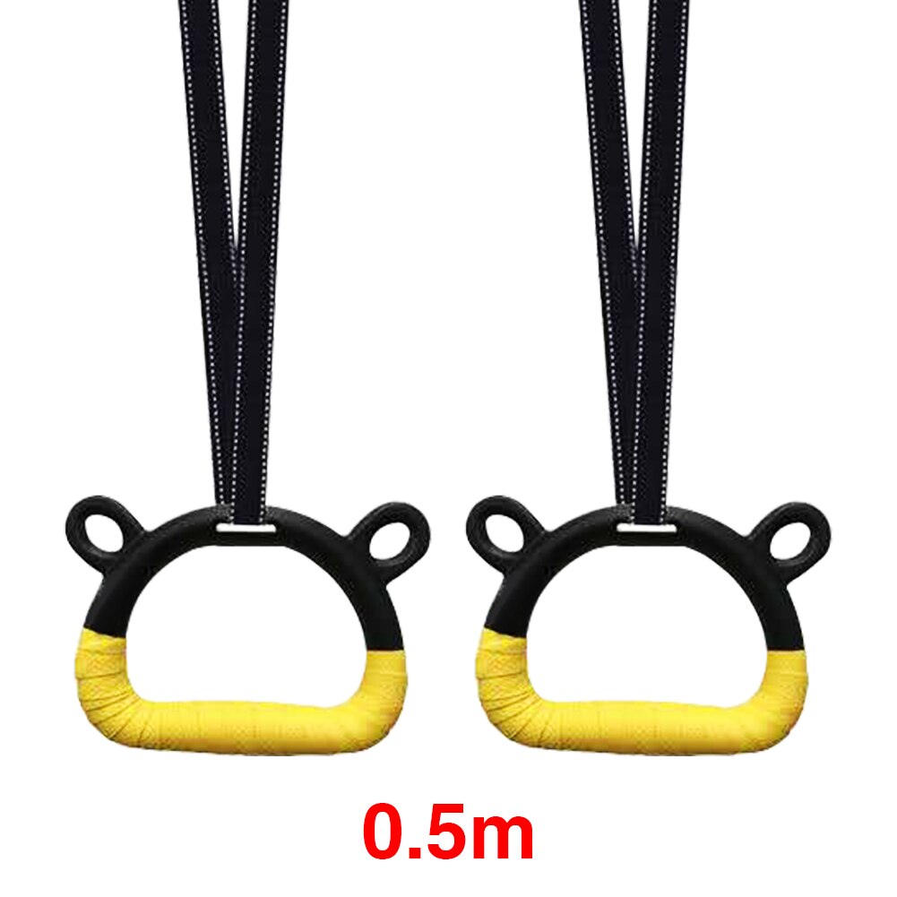 Adjustable Strap Children Fitness Ring Bodybuilding Training Equipment Strengthen Muscle Playground Home Non Slip Gym Gymnastics: 0.5m