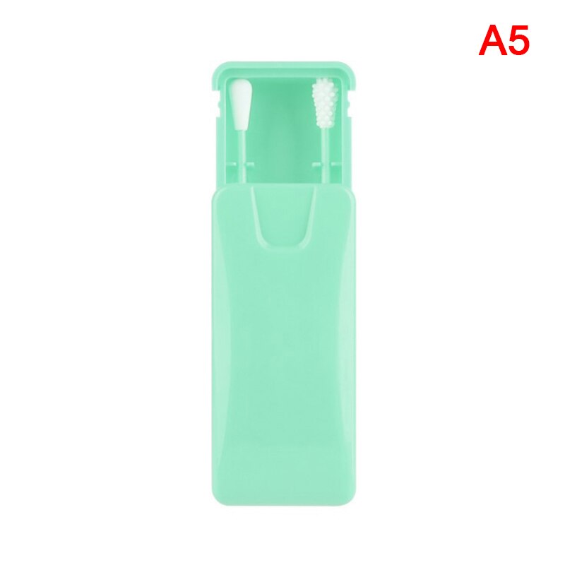 2/4Pcs/box Reusable Cotton Swab Cosmetic Silicone Buds Swabs Sticks: A5