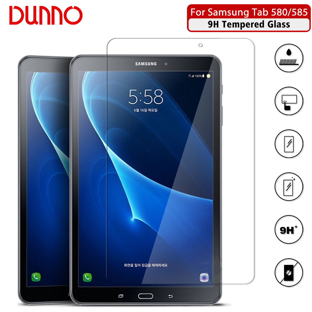 Film de Protection d&#39;écran en verre trempé, pour Samsung Galaxy Tab A 10.1 T585 T587 SM-T580