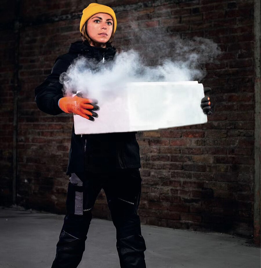 Insulated Warm Acrylic Lining Fully Immersed Cold Proof Cold-proof Waterproof Winter Skiing Micro Foam Latex Safety Work Glove