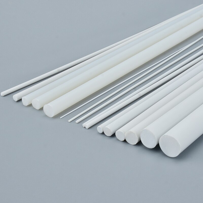 55pcs Mixed ABS Round Rods Sticks Model Making Scenery 500mm Architectural Constructions Dia 0.5-10mm