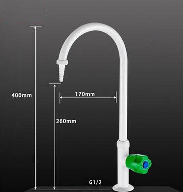 G1/2 Labor Durcheinander Wasserhahn Universal- 360 Grad Drehung Hahn Einzigen Kalten Einzigen Schwanenhals Stil Miniatur Wasser Mund: 1101