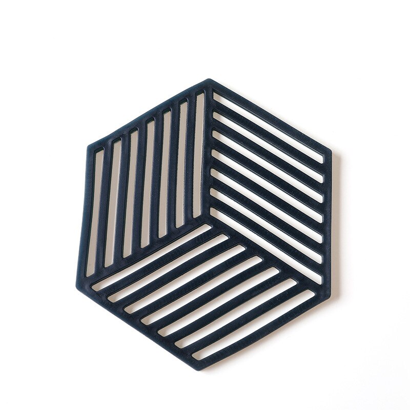 Set de table en Silicone, 1 pièce, dessous de verre isolant à la chaleur, tapis Simple, pour la décoration de la maison, pour bureau: B