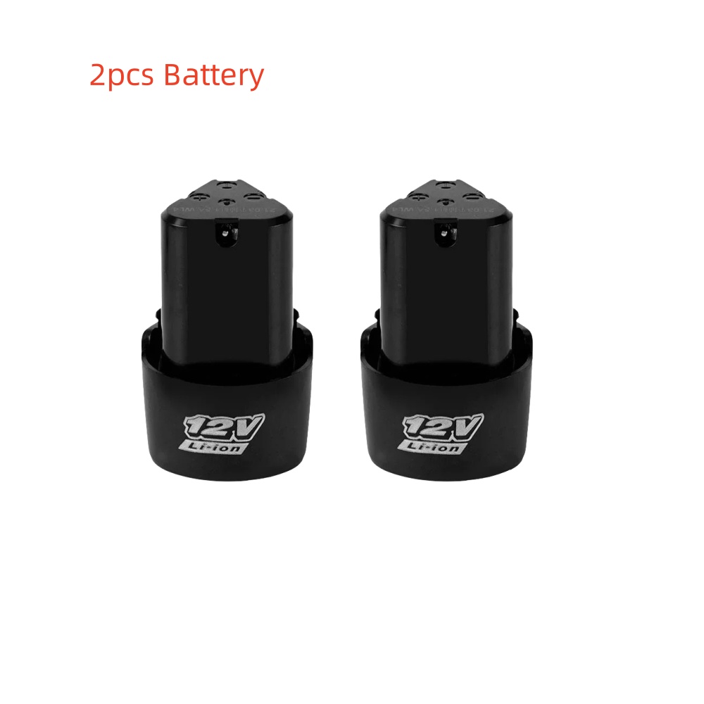 12V 1500mAh Battery Rechargeable Lithium-Ion for Electric Screwdriver Electric Drill Mini Angle Grinder Tool: GRAY