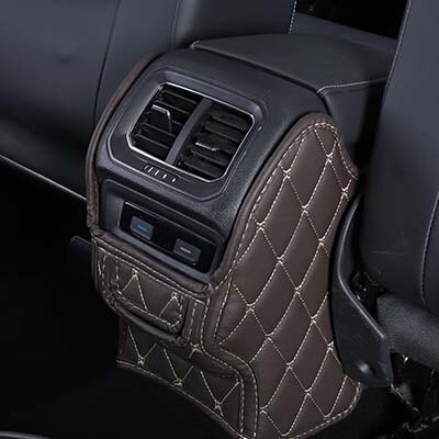 per VW Tiguan MK2 2018 2019 2020 2021 sedile posteriore auto anti-calcio pad coprisedili protezione posteriore accessori interni decorazione: caffè 1pezzi