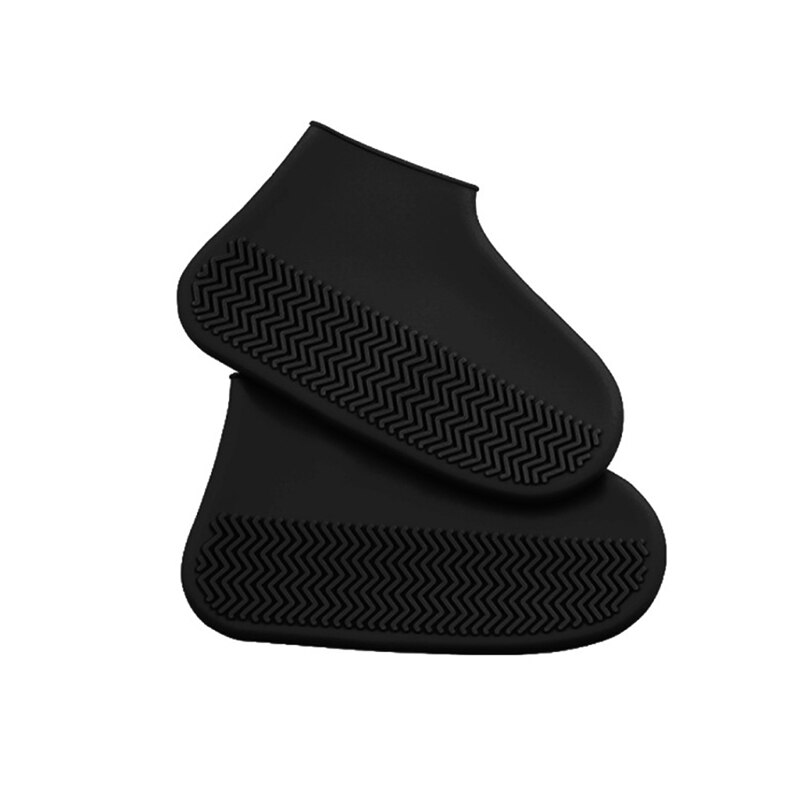 Herbruikbare Regendicht Schoenen Covers Siliconen Wasbaar Slijtvaste Schoenen Covers Waterdichte Regen Laarzen Voor Volwassen Kinderen: B / L