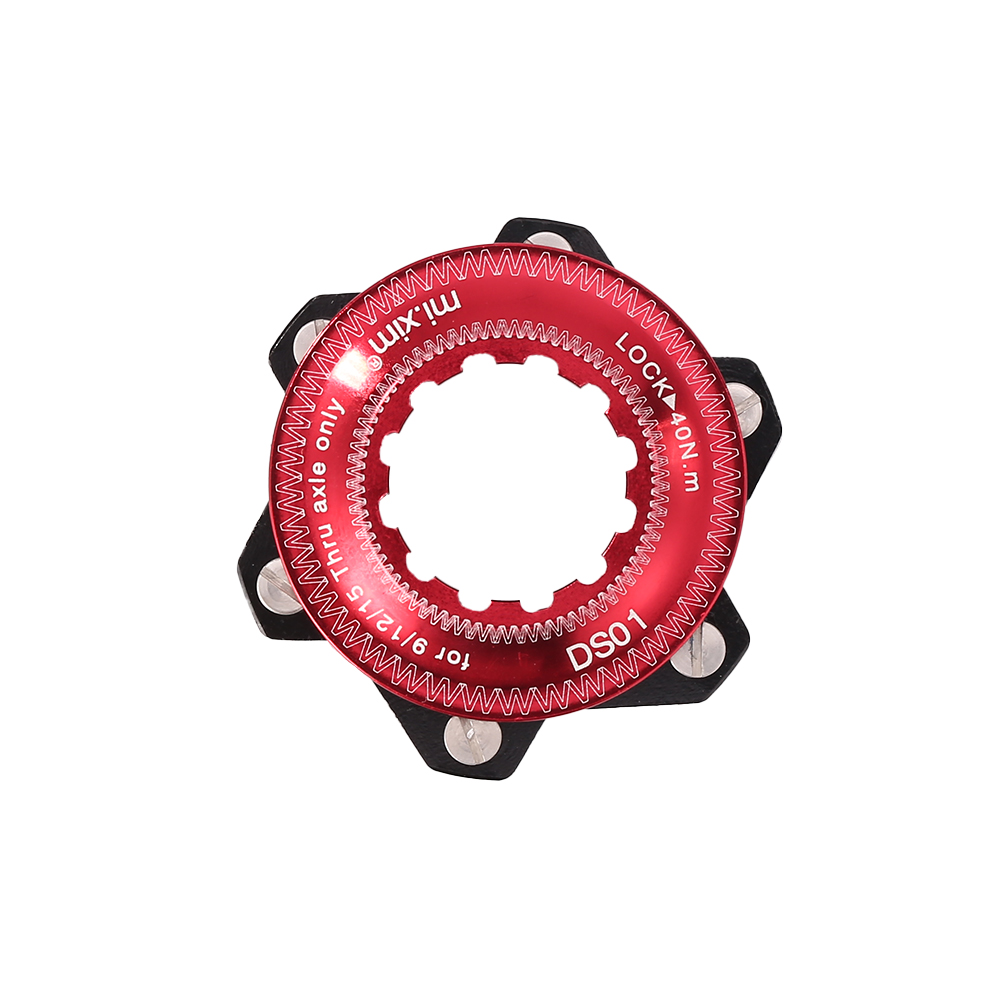 Adaptateur Central Lock 6 Trous Adaptateur Rotor 6 Boulons Pour Moyeu Central Lock – VTT/Vélo – Noir Bleu Pièce Frein à Disque Alliage Aluminium