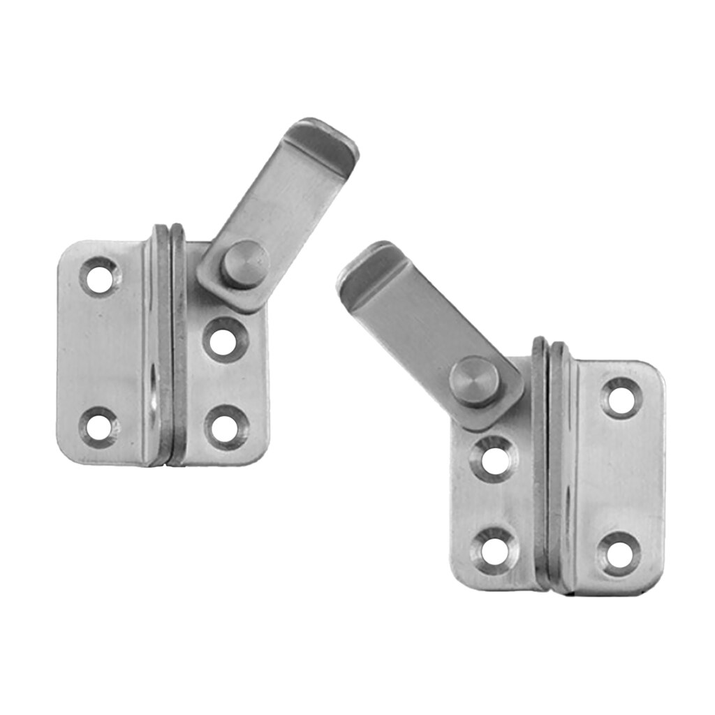 Stainless Steel Safety Hasp Door Lock for Bathroom Bedroom Door Catch Latch
