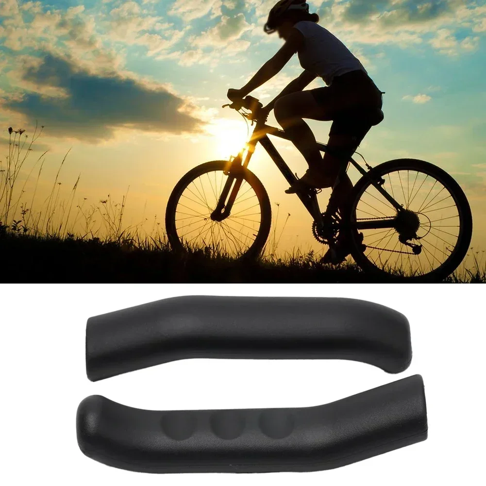 2 * cubierta de manija de freno de bicicleta, cubierta protectora de silicona para manillar de ciclismo de montaña, equipo protector antideslizante para bicicleta, accesorio para bicicleta: Blanco