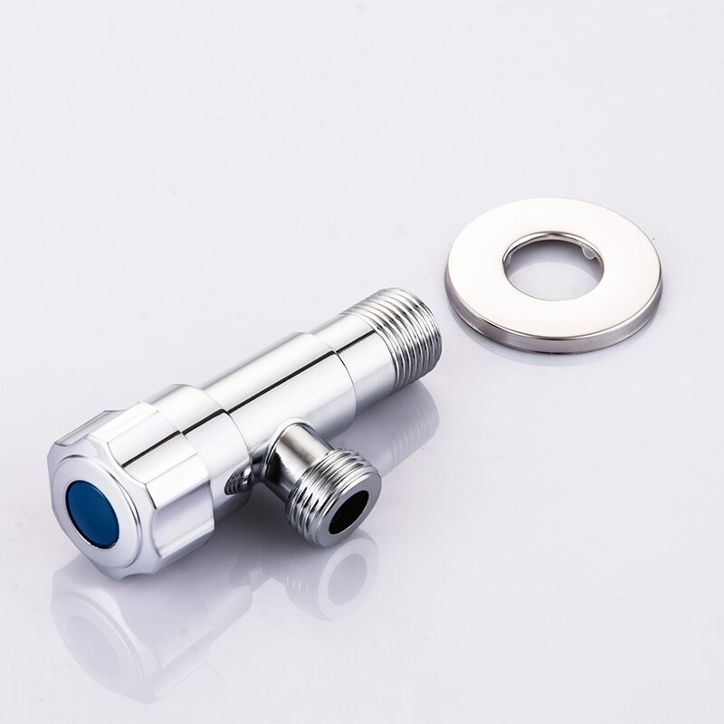 Stainless Steel Angle Valve G1 / 2 * 1/2 Water Heater Toilet Bathroom Kitchen Inlet Water Stop Faucet Angle Valve