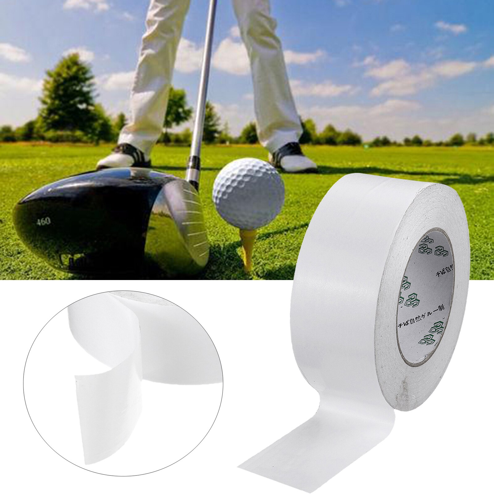 Golf Grip Tape Double-sided Adhesive Golf Grip Tape for Regripping Golf Clubs Caring Maintain Golf Acces 50m 18/25/35/50mm